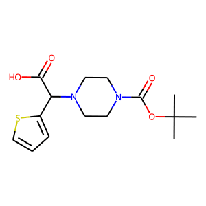 2-{4-[(tert-butyl)oxycarbonyl]piperazinyl}-2-(2-thienyl)acetic acid