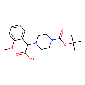 2-{4-[(tert-Butyl)oxycarbonyl]piperazinyl}-2-(2-methoxyphenyl)acetic acid