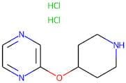 2-[(Piperidin-4-yl)oxy]pyrazine dihydrochloride