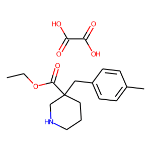 3-(4-methylbenzyl)piperidine-3-ethylcarboxylate oxalate