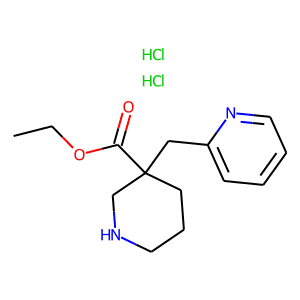 3-pyridin-2-ylmethylpiperidine-3-ethylcarboxylate dihydrochloride