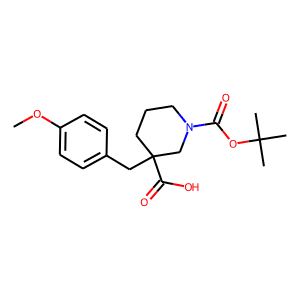 1-[(tert-Butyl)oxycarbonyl]-3-(4-methoxybenzyl)piperidine-3-carboxylic acid