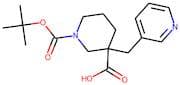 3-[(Pyridin-3-yl)methyl]piperidine-3-carboxylic acid, N-BOC protected