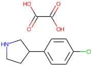 3-(4-chlorophenyl)pyrrolidine oxalate