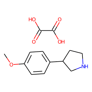 3-(4-methoxyphenyl)pyrrolidine oxalate
