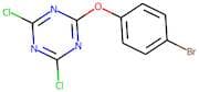 2-(4-Bromophenoxy)-4,6-dichloro-1,3,5-triazine