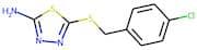 2-Amino-5-[(4-chlorobenzyl)thio]-1,3,4-thiadiazole