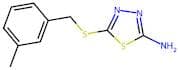 2-Amino-5-(3-methylbenzylthio)-1,3,4-thiadiazole