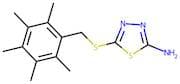 2-Amino-5-(pentamethylbenzylthio)1,3,4-thiadiazole