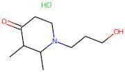 2,3-Dimethyl-1-(3-hydroxypropyl)-4-oxopiperidine hydrochloride