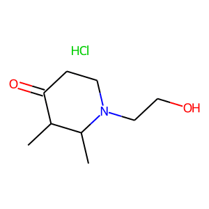 2,3-Dimethyl-1-(2-hydroxyethyl)-4-oxopiperidine hydrochloride