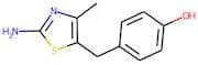 2-Amino-5-(4-hydroxybenzyl)-4-methyl-1,3-thiazole