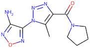 3-Amino-4-[5-methyl-4-(pyrrolidin-1-ylcarbonyl)-1H-1,2,3-triazol-1-yl]-1,2,5-oxadiazole