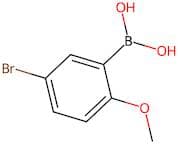 (5-Bromo-2-methoxy)benzeneboronic acid