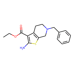 Ethyl 2-amino-6-benzyl-4,5,6,7-tetrahydrothieno[2,3-c]pyridine-3-carboxylate