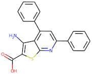 3-Amino-4,6-diphenylthieno[2,3-b]pyridine-2-carboxylic acid