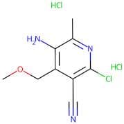 5-Amino-2-chloro-4-(methoxymethyl)-6-methylnicotinonitrile dihydrochloride