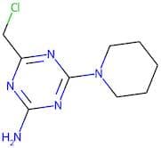 2-Amino-4-(chloromethyl)-6-(piperidin-1-yl)-1,3,5-triazine