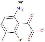 (6-Amino-2-bromo-3-methylphenyl)(oxo)acetate sodium salt