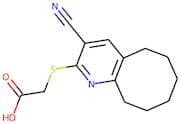 [(3-Cyano-5,6,7,8,9,10-hexahydrocycloocta[b]pyridin-2-yl)thio]acetic acid