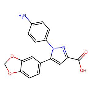 1-(4-Aminophenyl)-5-(1,3-benzodioxol-5-yl)-1H-pyrazole-3-carboxylic acid