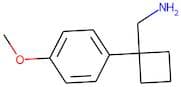 [1-(4-Methoxyphenyl)cyclobutyl]methylamine