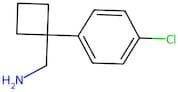[1-(4-Chlorophenyl)cyclobutyl]methylamine