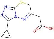 6-(Carboxymethyl)-3-cyclopropyl-7H-[1,2,4]triazolo[3,4-b][1,3,4]thiadiazine