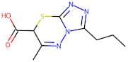 6-Methyl-3-propyl-7H-[1,2,4]triazolo[3,4-b][1,3,4]thiadiazine-7-carboxylic acid