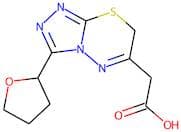 6-(Carboxymethyl)-3-(tetrahydrofuran-2-yl)-7H-[1,2,4]triazolo[3,4-b][1,3,4]thiadiazine