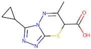 3-Cyclopropyl-6-methyl-7H-[1,2,4]triazolo[3,4-b][1,3,4]thiadiazine-7-carboxylic acid