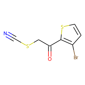 2-(3-Bromothien-2-yl)-2-oxoethyl thiocyanate