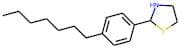 2-(4-Hept-1-ylphenyl)-1,3-thiazolidine