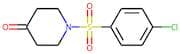 1-[(4-Chlorophenyl)sulphonyl]piperidin-4-one