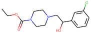 Ethyl 4-[2-(3-chlorophenyl)-2-hydroxyethyl]piperazine-1-carboxylate