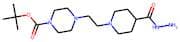 4-{2-[4-(Hydrazinocarbonyl)piperidin-1-yl]ethyl}piperazine, N1-BOC protected