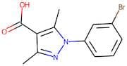 1-(3-Bromophenyl)-3,5-dimethyl-1H-pyrazole-4-carboxylic acid