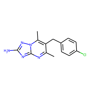 6-(4-Chlorobenzyl)-5,7-dimethyl[1,2,4]triazolo[1,5-a]pyrimidin-2-amine