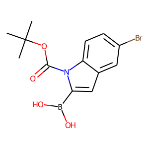 5-Bromo-1H-indole-2-boronic acid, N-BOC protected