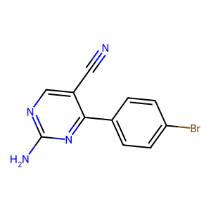 2-Amino-4-(4-bromophenyl)pyrimidine-5-carbonitrile