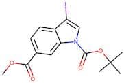 1-tert-Butyl 6-methyl 3-iodo-1H-indole-1,6-dicarboxylate
