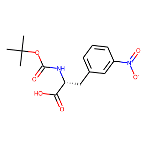 3-Nitro-D-phenylalanine, N-BOC protected