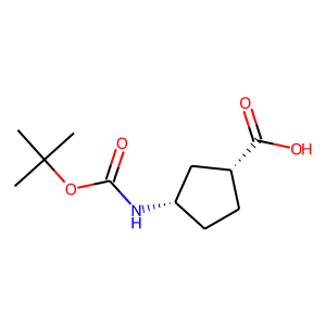 (1R,3S)-(+)-3-Aminocyclopentane-1-carboxylic acid, N-BOC protected