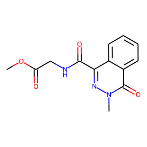 Methyl [(3,4-dihydro-3-methyl-4-oxophthalazin-1-yl)carbonylamino]acetate