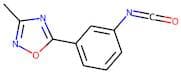 5-(3-Isocyanatophenyl)-3-methyl-1,2,4-oxadiazole