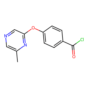 4-[(6-Methylpyrazin-2-yl)oxy]benzoyl chloride