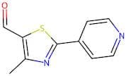 4-Methyl-2-(pyridin-4-yl)-1,3-thiazole-5-carboxaldehyde