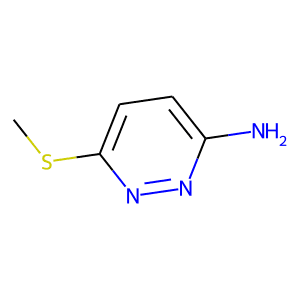 3-Amino-6-(methylthio)pyridazine