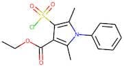 Ethyl 3-chlorosulphonyl-2,5-dimethyl-1-phenylpyrrole-4-carboxylate
