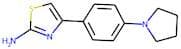 2-Amino-4-(4-pyrrolidin-1-ylphenyl)-1,3-thiazole